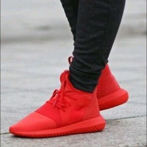 PRICE ⬇️  ADIDAS - Tubular Defiant -  (Lush Red) -  size 7 -